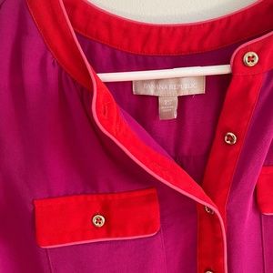 Banana Republic xs silk top